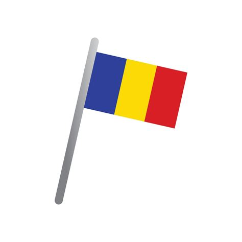 Romania Flag Icon Vector 40974255 Vector Art At Vecteezy