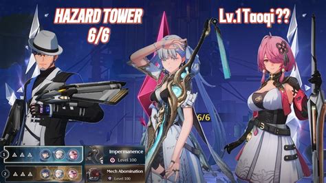 Tower Of Adversity Hazard Zone Full Star S0R1 Jinhsi X Lv 1 Taoqi