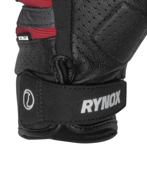 Rynox Air GT Gloves Grey Red Moto Wilder