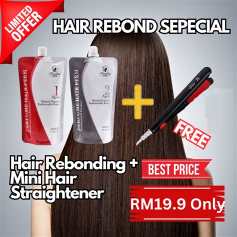 Hair Rebonding Cream Krim Lurus Rambut Rebonding Neutralizer 香水离子烫膏