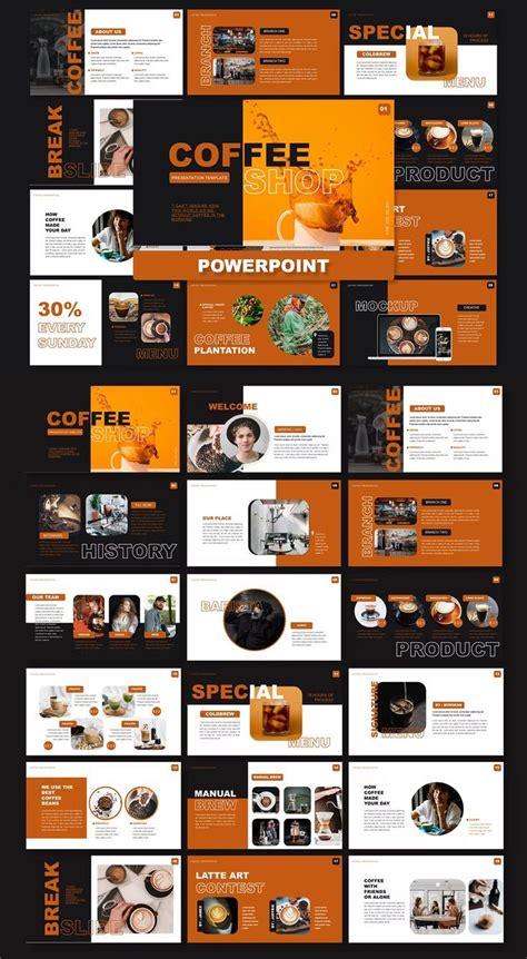 Coffee shop powerpoint template – Artofit