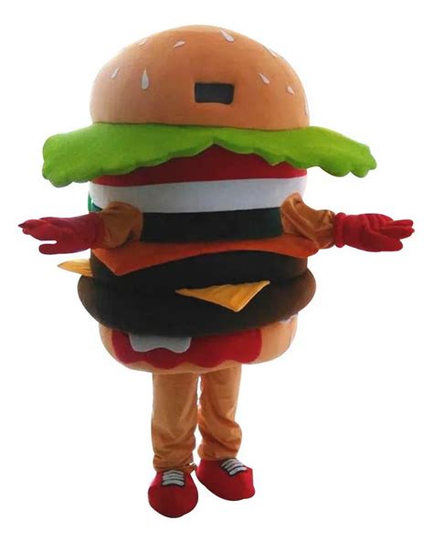 Hamburger Mascot Costume Mascot Costumes For Adults Christmas Halloween