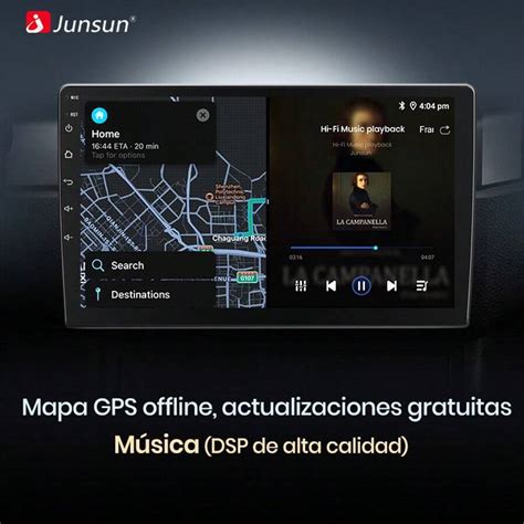 Junsun Android Radio Est Reo Para Coche Para Peugeot