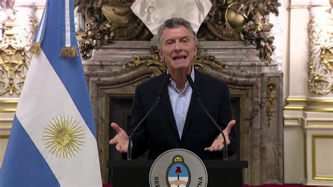 Palabras Del Presidente De La Nación Mauricio Macri Youtube