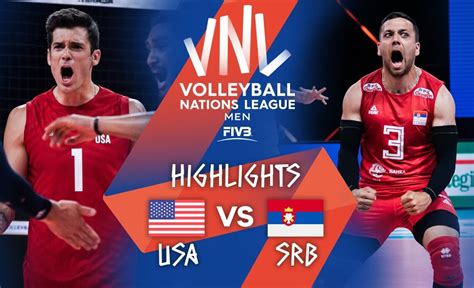 USA Vs SRB Highlights Week 3 Men S VNL 2021 VCP Volleyball