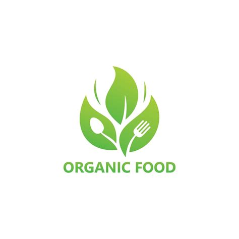 Premium Vector Organic Food Logo Template Design