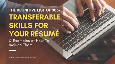 Transferable Skills On Your Resume The Definitive List Of 305