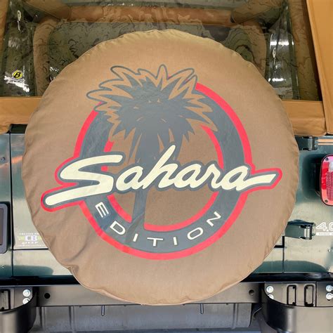 Mopar Sahara Edition Jeep Logo Tire Cover Collins Bros Jeep