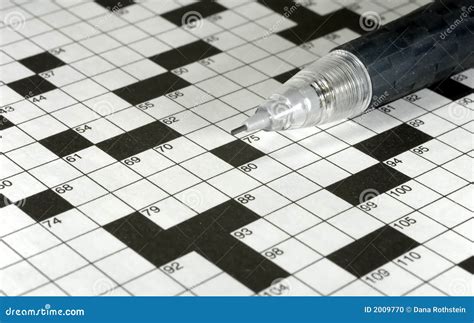 Crossword Puzzle Stock Photo Image Of Word Solve Game 2009770