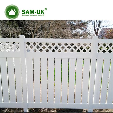 Free Standing Expandable Portable Vinyl Semi-privacy Fencing