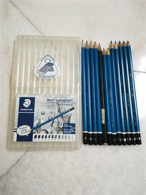 Staedtler Mars Lumograph Pencil Set Of Hobbies Toys Stationery