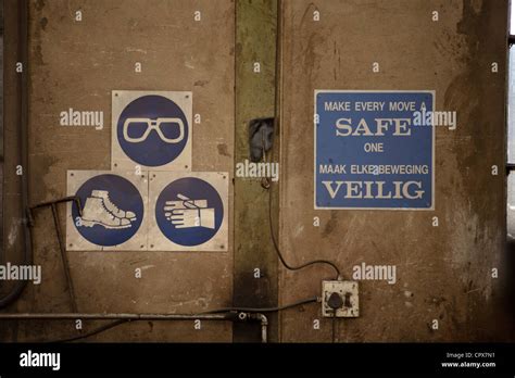 Factory Safety Signs Hi Res Stock Photography And Images Alamy