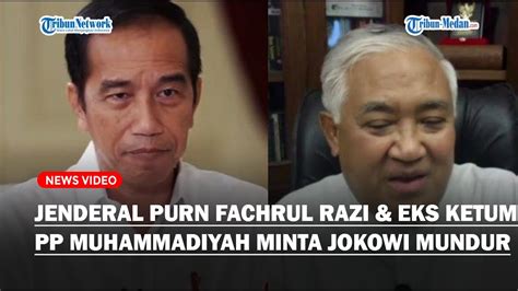 Pensiunan Jenderal Bintang Minta Jokowi Mundur Dari Presiden