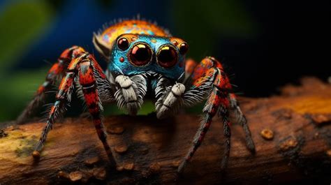 Premium AI Image | Peacock Spider