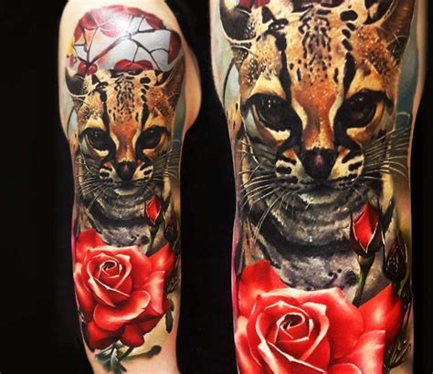 Linx And Rose Tattoo By Dmitriy Gorbunov Post