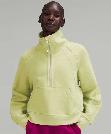 Lululemon Scuba Oversized Funnel Neck Half Zip Wasabi Lulu Fanatics