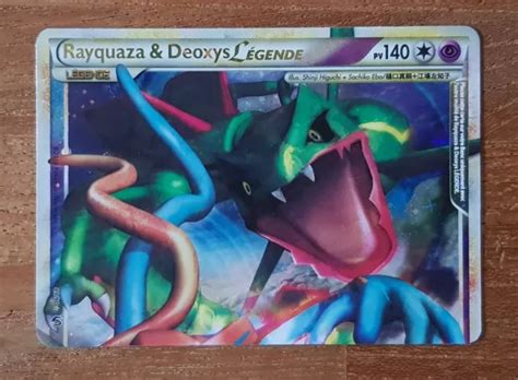 CARTE POKÉMON LÉGENDE Rayquaza Deoxys part 1 set HS Indomptable 89