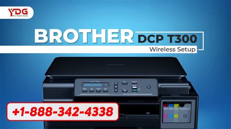 Brother Dcp T300 Wireless Setup Youtube