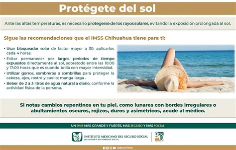 Alerta Con Los Rayos Ultravioleta Recomienda Imss Chihuahua No