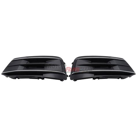 Front Bumper Fog Light Grill Grille Cover Trim For Audi Q5 SQ5 2018