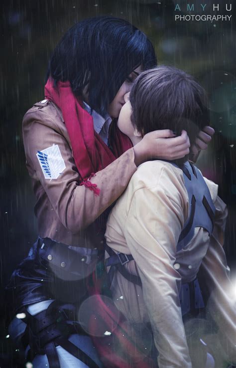 Attack On Titan Eren Kisses Mikasa