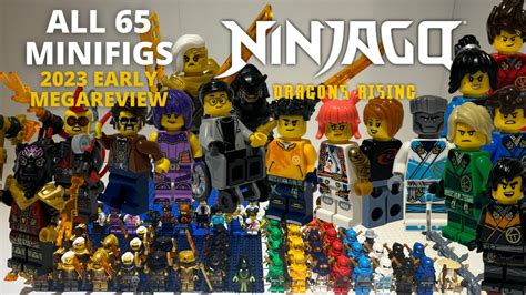 LEGO Ninjago Dragons Rising Every Minifig Megareview YouTube