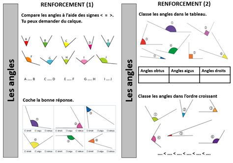 Mesures Renforcement Sur Les Angles CE2 CM1 Journal D Une PE