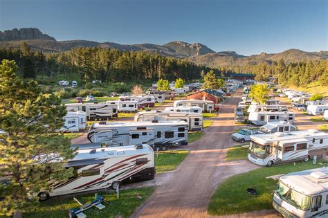 Mount Rushmore Koa Resort At Palmer Gulch Rv Campground In Hill City Sd