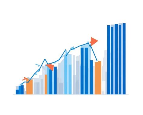 Premium Photo Vector Business Growth Arrow Chart Showing Upward Trend