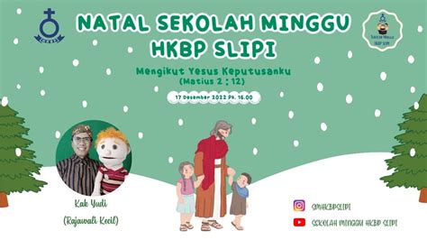 Natal Sekolah Minggu Hkbp Slipi Desember Youtube