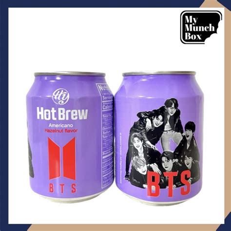 BTS Hot Brew Americano Hazelnut Flavor 238ml Lazada PH