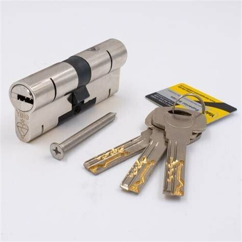 YALE Superior Euro Cylinder UPVC Door Lock Anti Snap Lock Brass