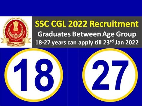 SSC CGL Registration 2022 For Age Group 18 27 Years At Ssc Nic In