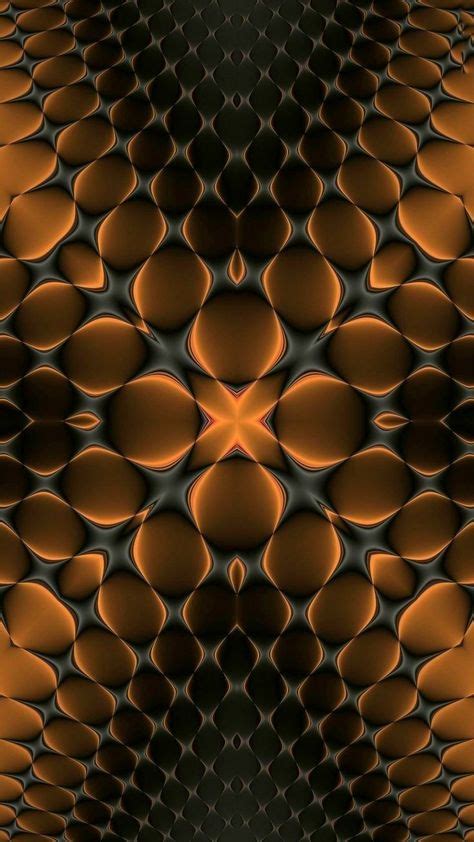 Bronze Background Apple Wallpaper Cellphone Wallpaper Fractal Art