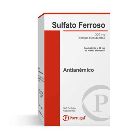 Sulfato Ferroso Tab Rec Mg Mvga Pharma