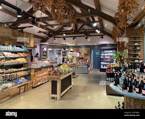 Farndon Fields Farm Shop Market Harborough Leicestershire England Stock