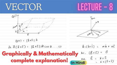 Scalar Triple Product Vector Triple Product Lecture Youtube