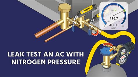 How To Leak Test An Ac With Nitrogen Pressure Youtube