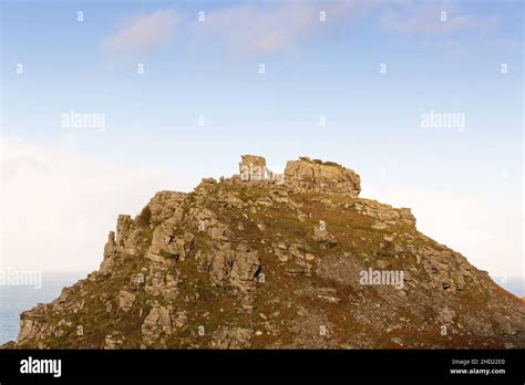 White Lady Castle Rock Valley Of The Rocks Exmoor North Devon Uk