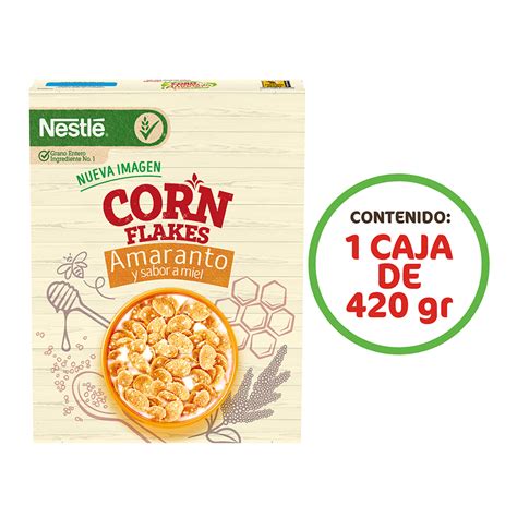 Cereal Nestlé Corn Flakes Amaranto Y Miel 420g Justo Mx