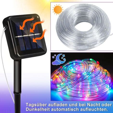 Swanew Guirlande Lumineuse Exterieure Solaire Etanche Avec Modes