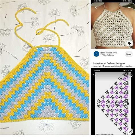 Amazing Crochet Crop Tops Pattern 2022 Free Pattern Uncinetto Uncinetto Per Lestate