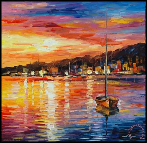 Sunrise Painting Art Leonid Afremov 7