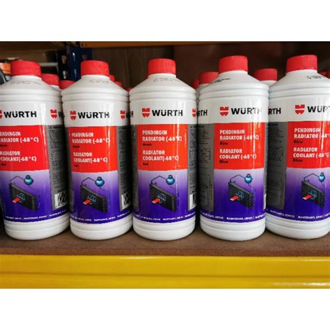 Wurth Radiator Coolant Red 1L Shopee Malaysia