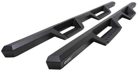 Westin Hdx Nerf Bars With Drop Steps Textured Black Westin Nerf Bars