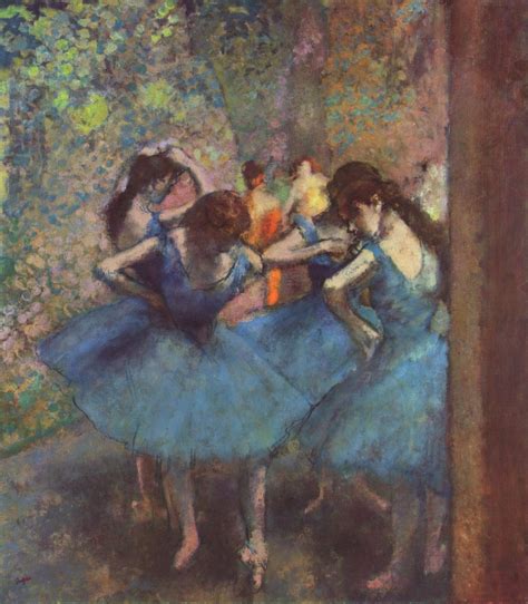 Dancers In Blue By Edgar Degas Obelisk Art History