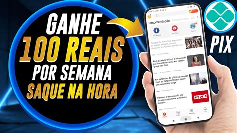 Lan Ou Novo App Paga R No Pix Por Semana Sem Convidar Ningu M