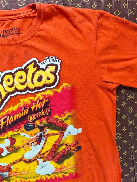 Cheetos Flamin Hot Official T Shirt Men S Fashion Tops Sets Tshirts Polo Shirts On Carousell