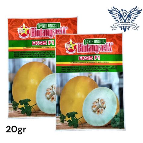 Jual Eksis F Gr Benih Melon Golden Hibrida Bintang Asia Alisha F