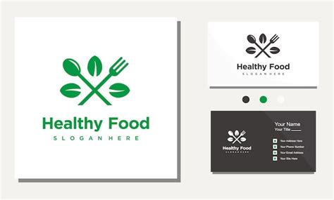 Um Logotipo Para Uma Empresa De Alimentos Saud Veis Vetor Premium